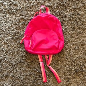 Kate Spade Vibrant Pink Nylon Mini Travel Backpack